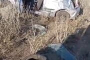 Carro capota várias vezes na curva do Açude do Capim, entre Caratacá e Bendegó